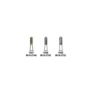 Mani Carbide Burs, FG, Cylinder Round End (Crosscut)