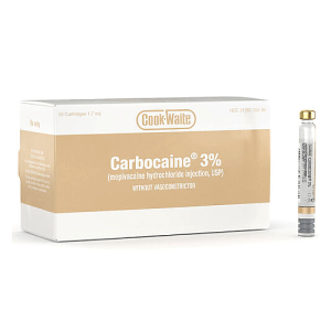 Cook-Waite Carbocaine 3%