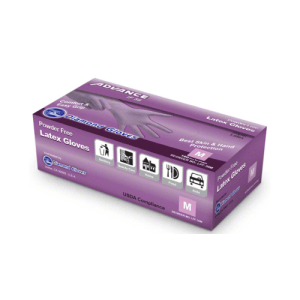 Diamond Gloves Latex Gloves, 100/box